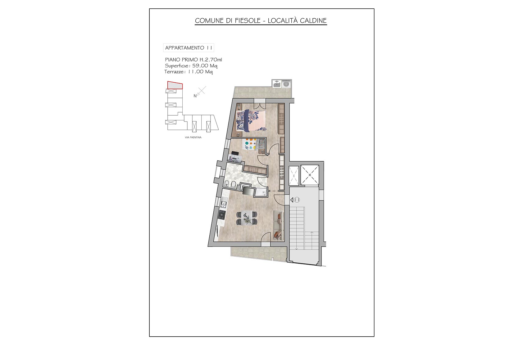 Appartamento n. 11 - Planimetria