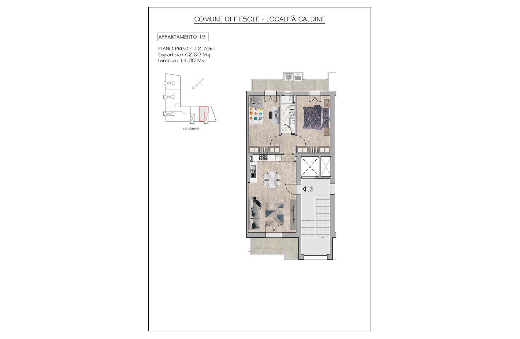 Appartamento n. 19 - Planimetria