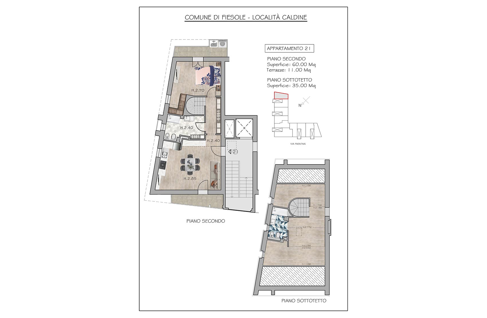 Appartamento n. 21 - Planimetria