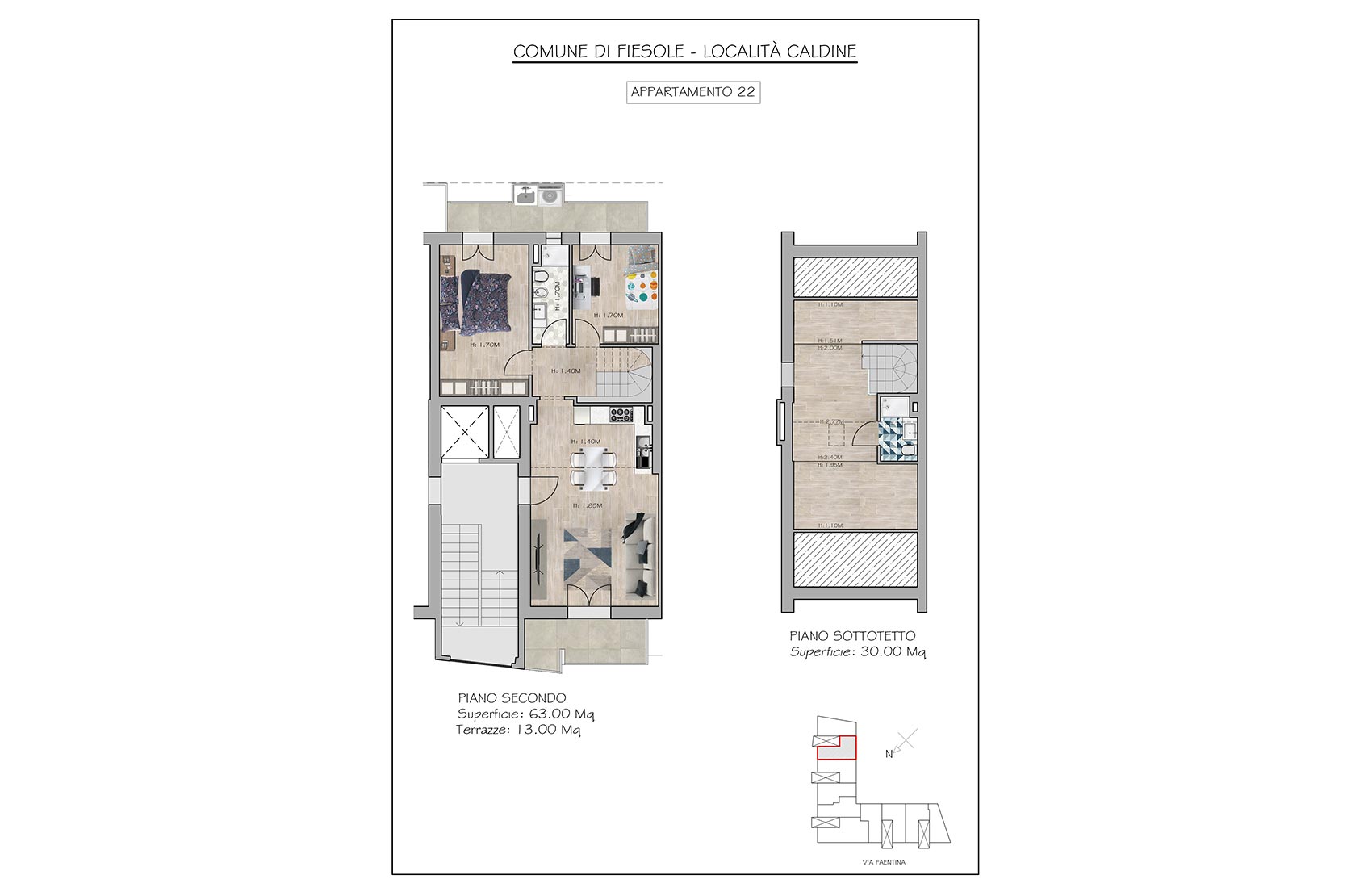 Appartamento n. 22 - Planimetria