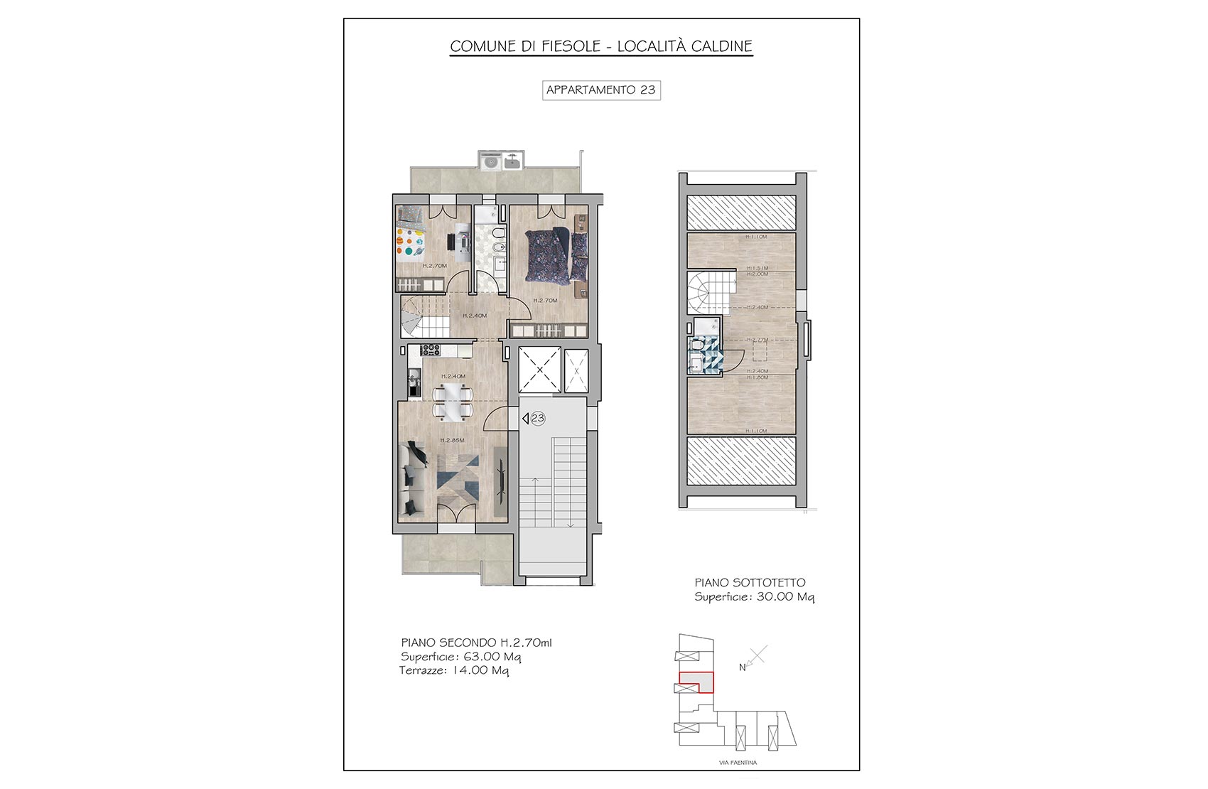 Appartamento n. 23 - Planimetria