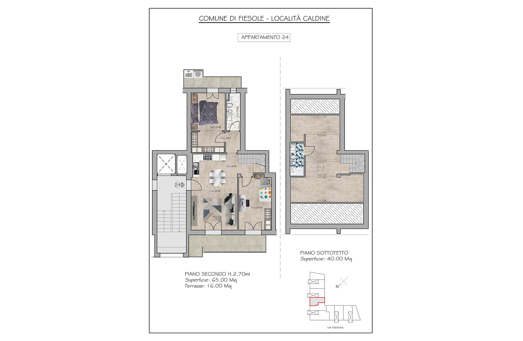 Appartamento n. 24 - Planimetria