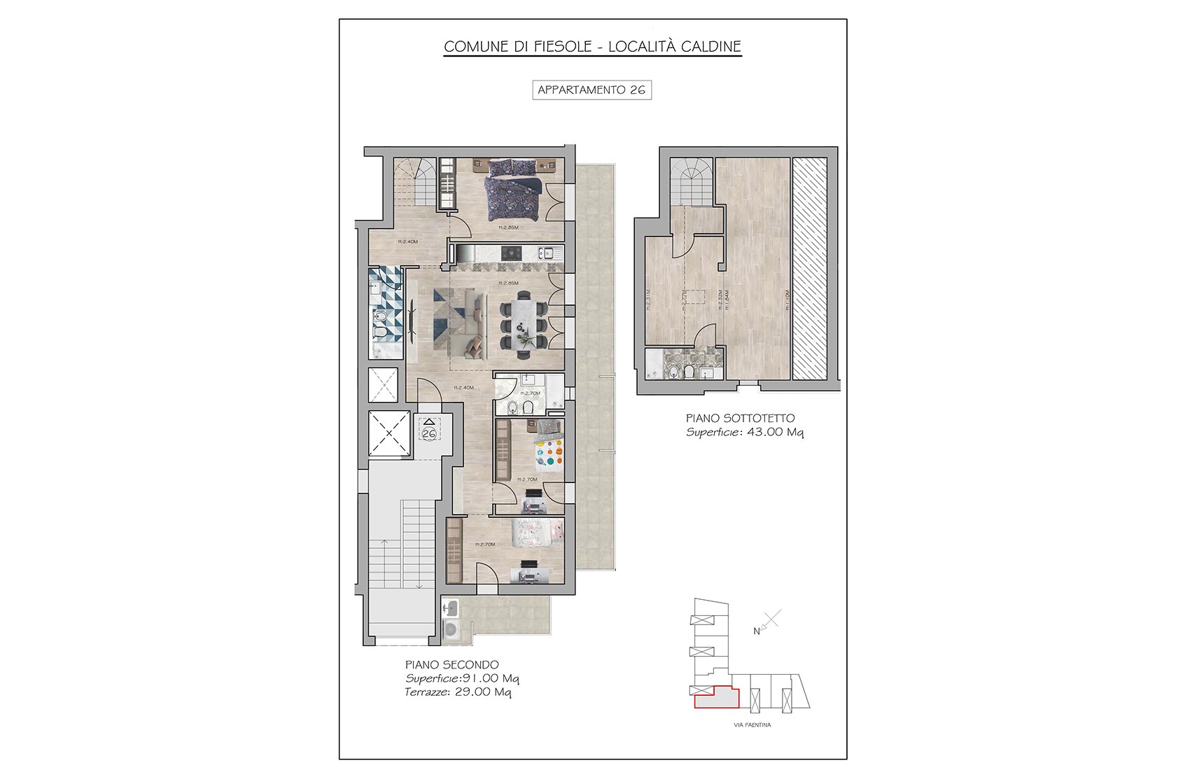 Appartamento n. 26 - Planimetria