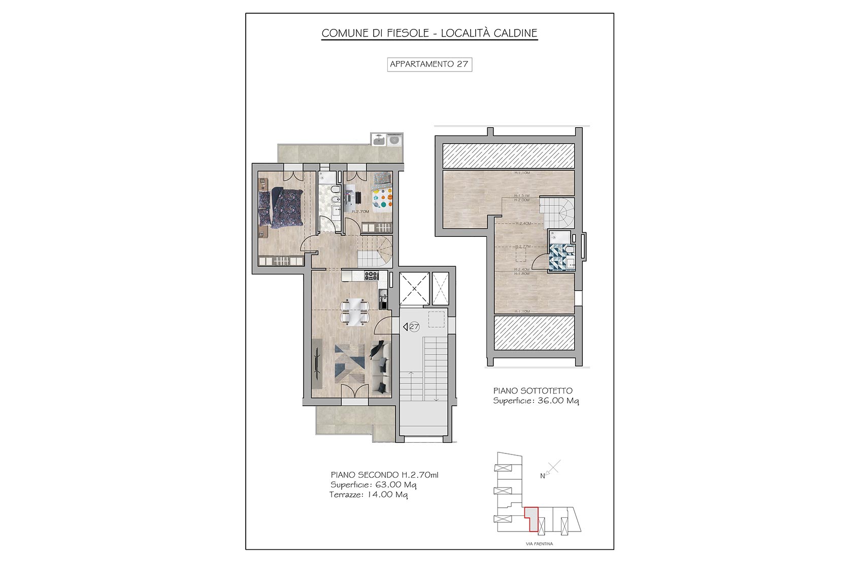 Appartamento n. 27 - Planimetria