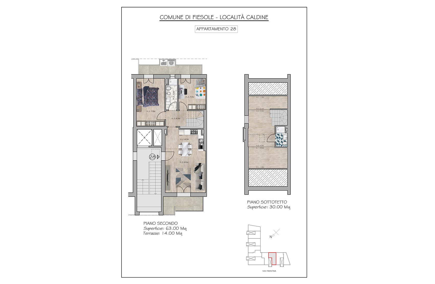 Appartamento n. 28 - Planimetria