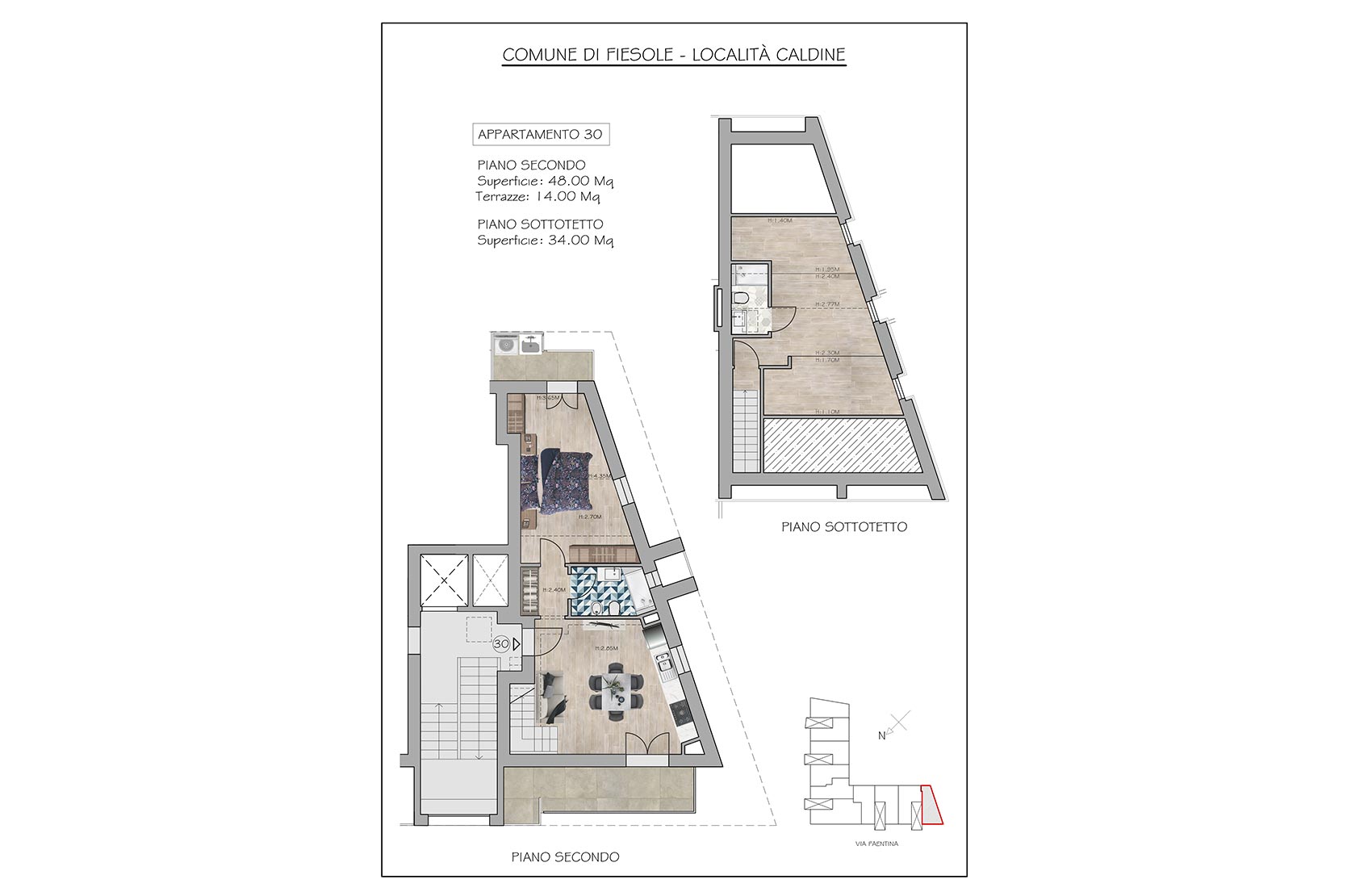 Appartamento n. 30 - Planimetria